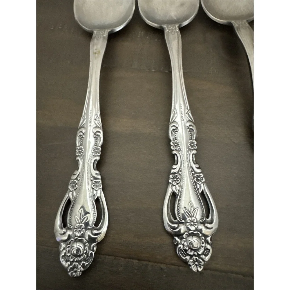Imperial‎ Classic Baroque Soup Spoons Stainless Korea Set Of 5